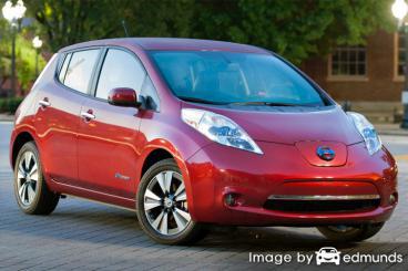 Insurance rates Nissan Leaf in Dallas