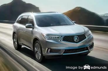 Insurance quote for Acura MDX in Dallas