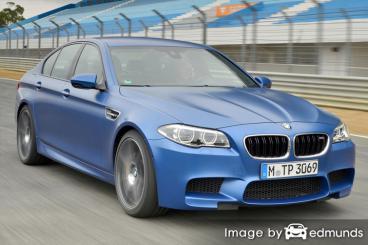 Insurance quote for BMW M5 in Dallas