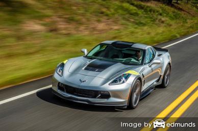 Insurance rates Chevy Corvette in Dallas