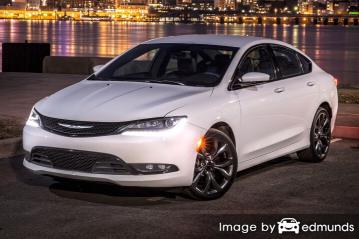 Insurance rates Chrysler 200 in Dallas