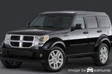 Insurance rates Dodge Nitro in Dallas