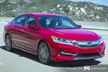 Insurance rates Honda Accord in Dallas