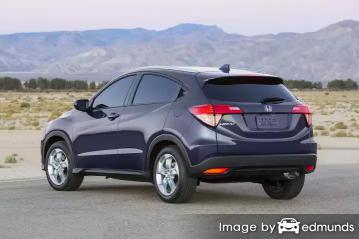 Insurance rates Honda HR-V in Dallas