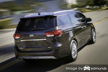 Insurance rates Kia Sedona in Dallas