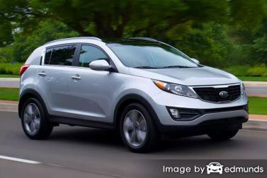 Insurance quote for Kia Sportage in Dallas