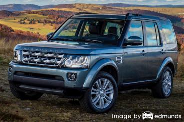 Insurance rates Land Rover LR4 in Dallas
