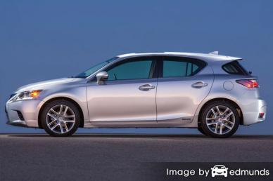 Insurance rates Lexus CT 200h in Dallas