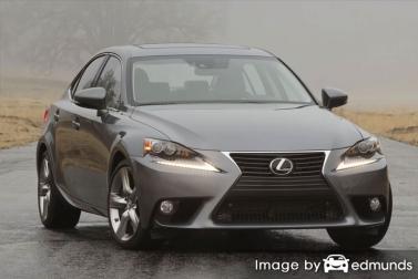 Insurance rates Lexus IS 350 in Dallas