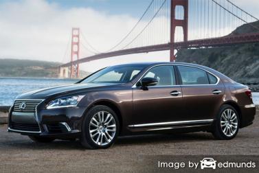 Insurance rates Lexus LS 600h L in Dallas