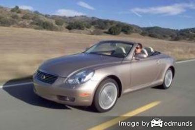 Insurance rates Lexus SC 430 in Dallas