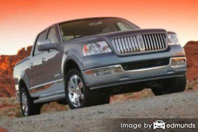 Insurance rates Lincoln Mark LT in Dallas