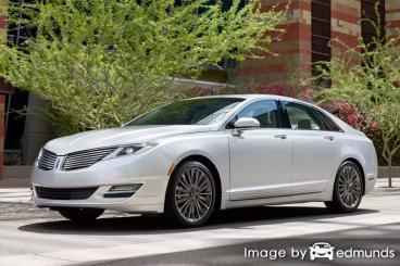 Insurance rates Lincoln MKZ in Dallas