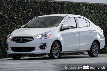 Insurance quote for Mitsubishi Mirage G4 in Dallas