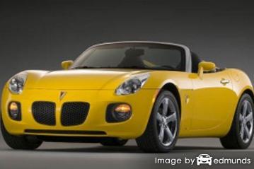 Insurance rates Pontiac Solstice in Dallas