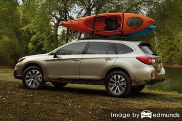 Insurance rates Subaru Outback in Dallas