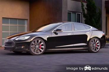 Insurance rates Tesla Model S in Dallas